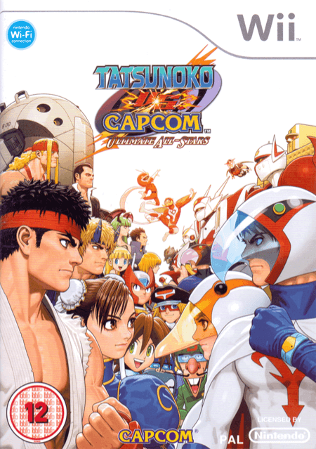 Tatsunoko vs. Capcom: Cross Generation of Heroes box art for Wii